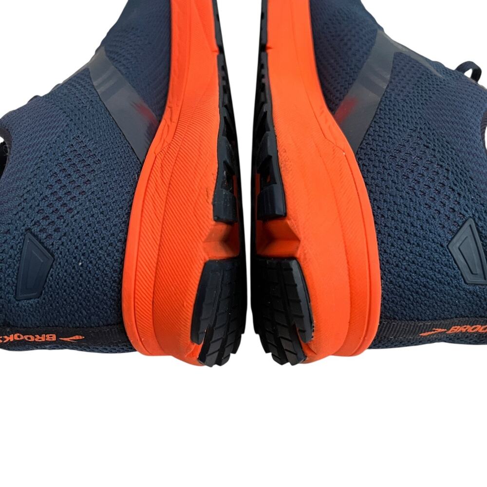 Brooks Revel 5 Running Sneaker Shoes In Blue Orange Men Size 11 - Picture 8 of 14